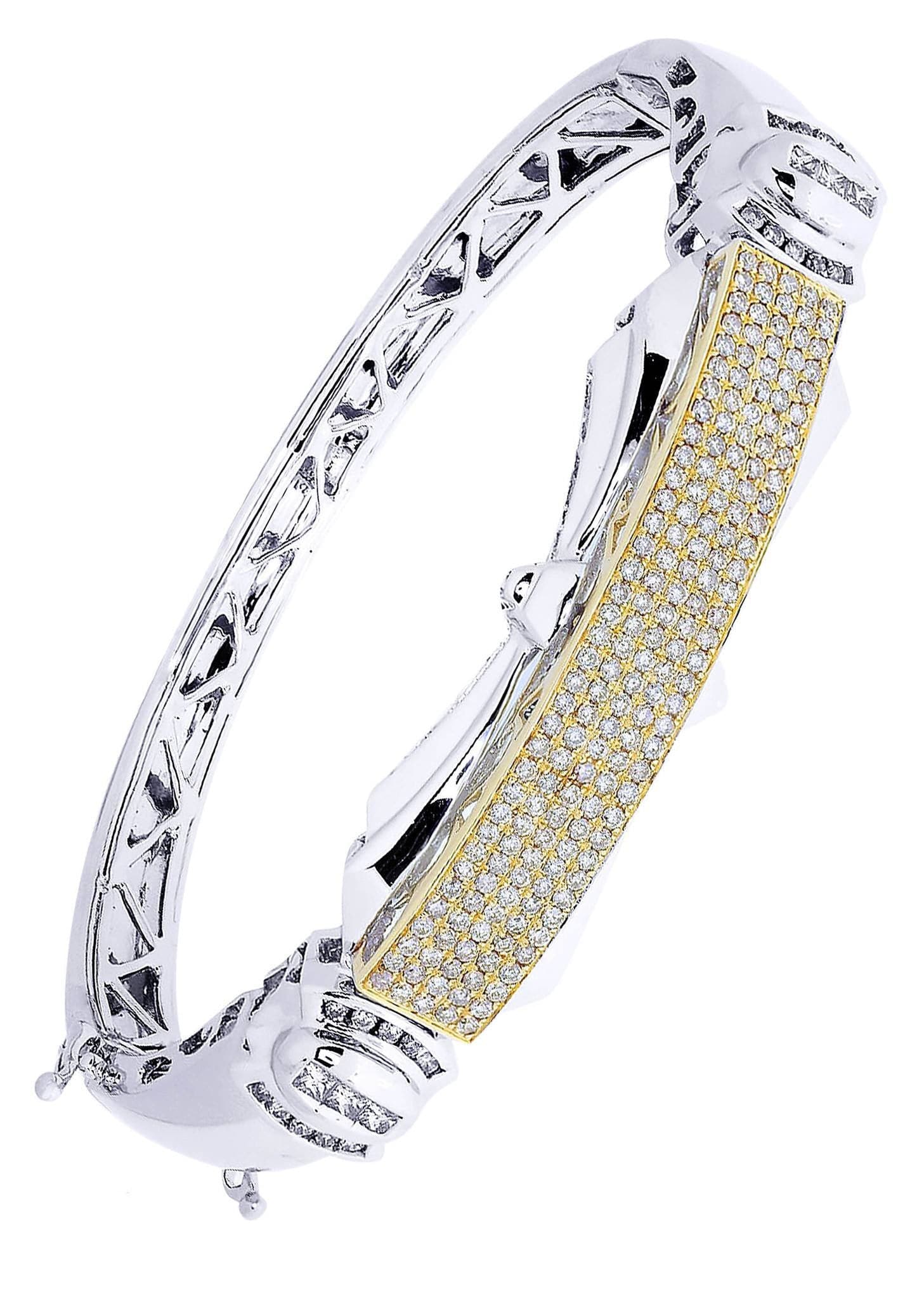 Sterling Silver Men's Diamond Bracelet 0.84ct 311248